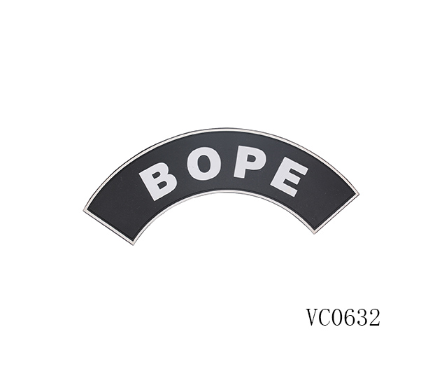 rubber velcro patch labels