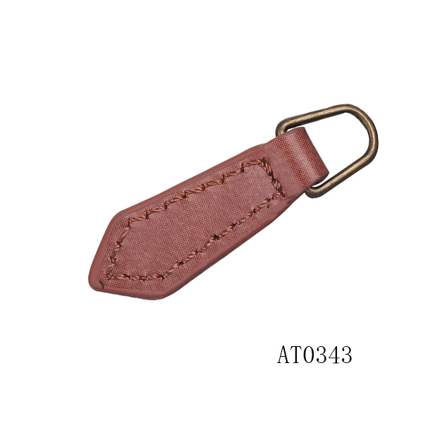 leather zip puller