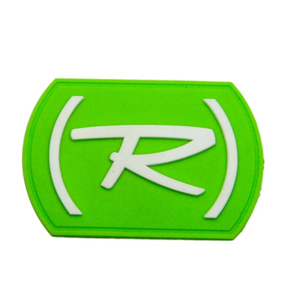 customized rubber  pvc name badge