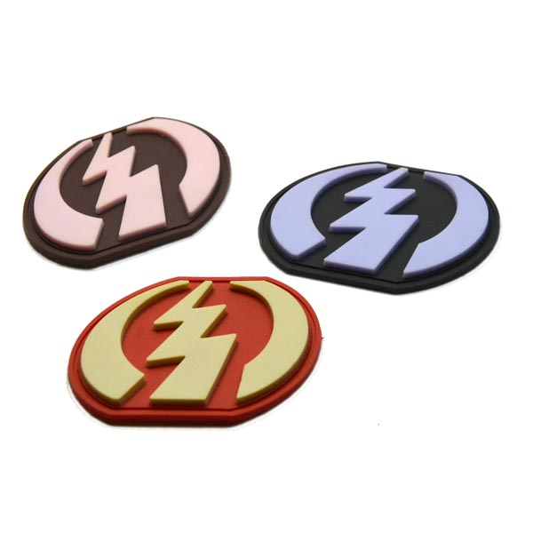 apparel pvc rubber badge