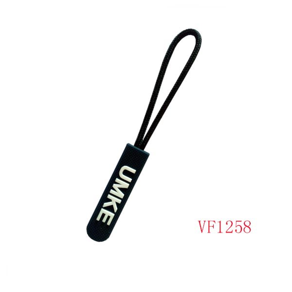 Cord plastic injection rubber zipper puller