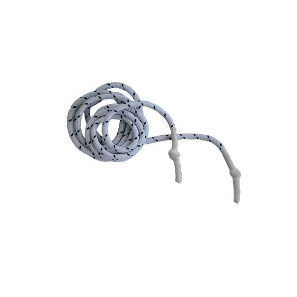 round silicone tip polyester shoelace
