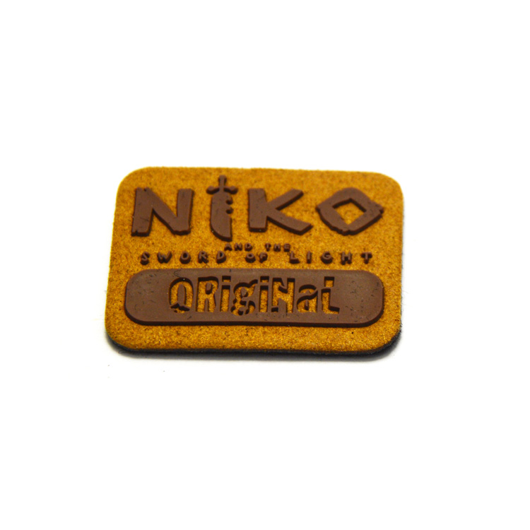 suede silicone epoxy label badge