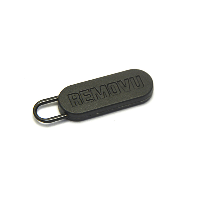 plastic metal zipper pull for soft shell Vest