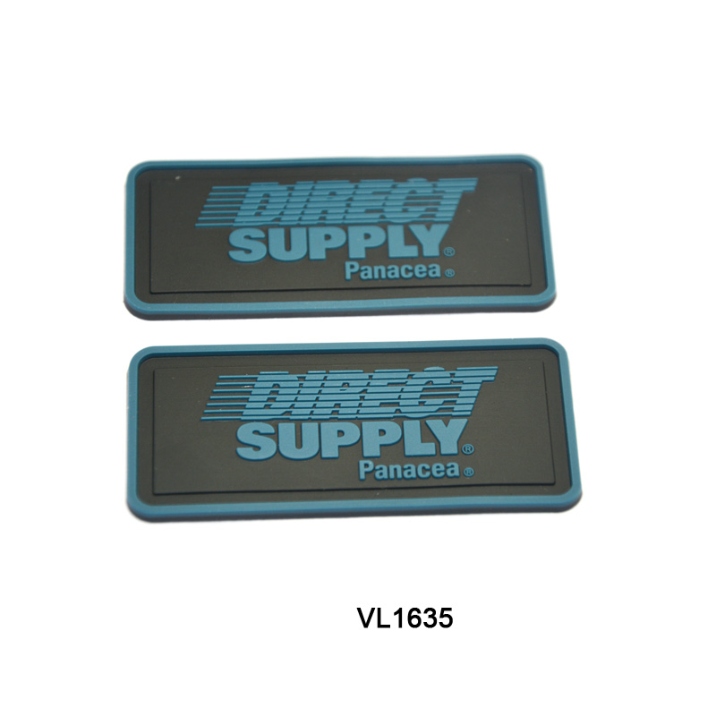 soft pvc clothing rubber badge silicone patch