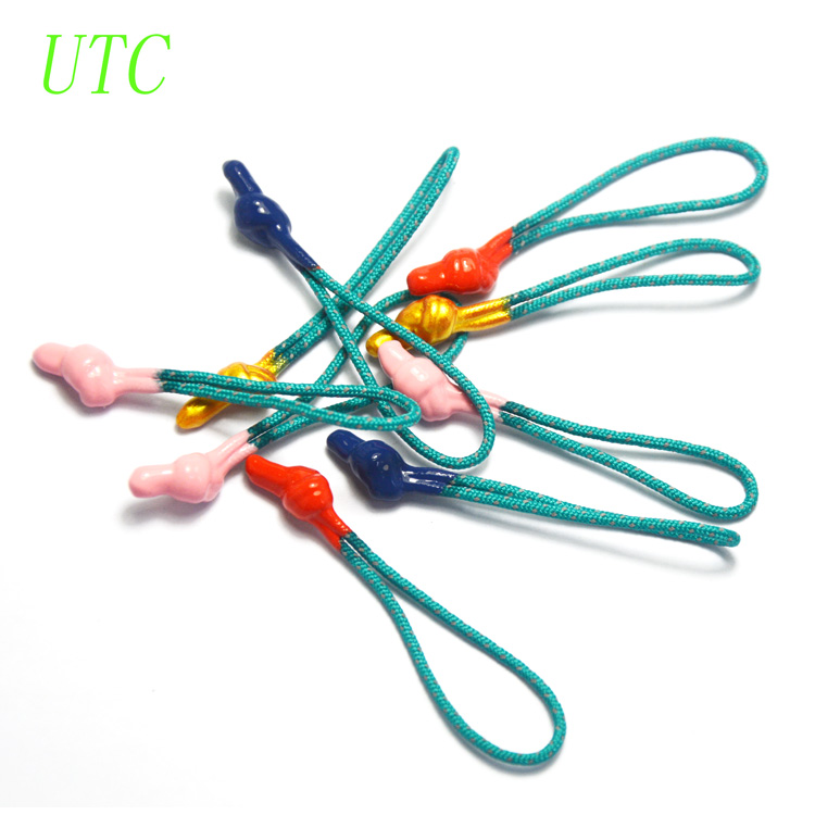 silicone ending cord zip puller