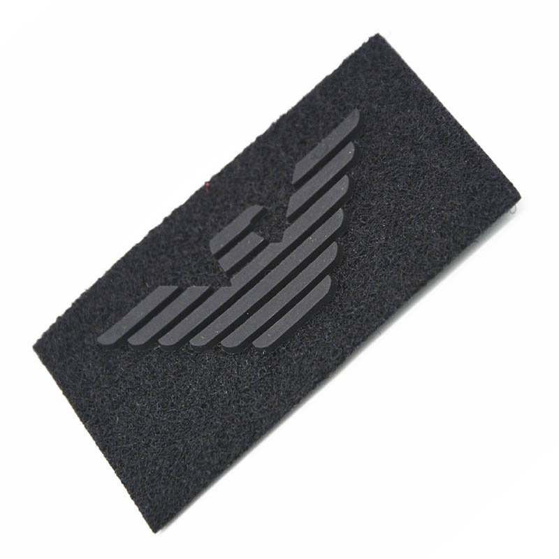 silicone velcro badge