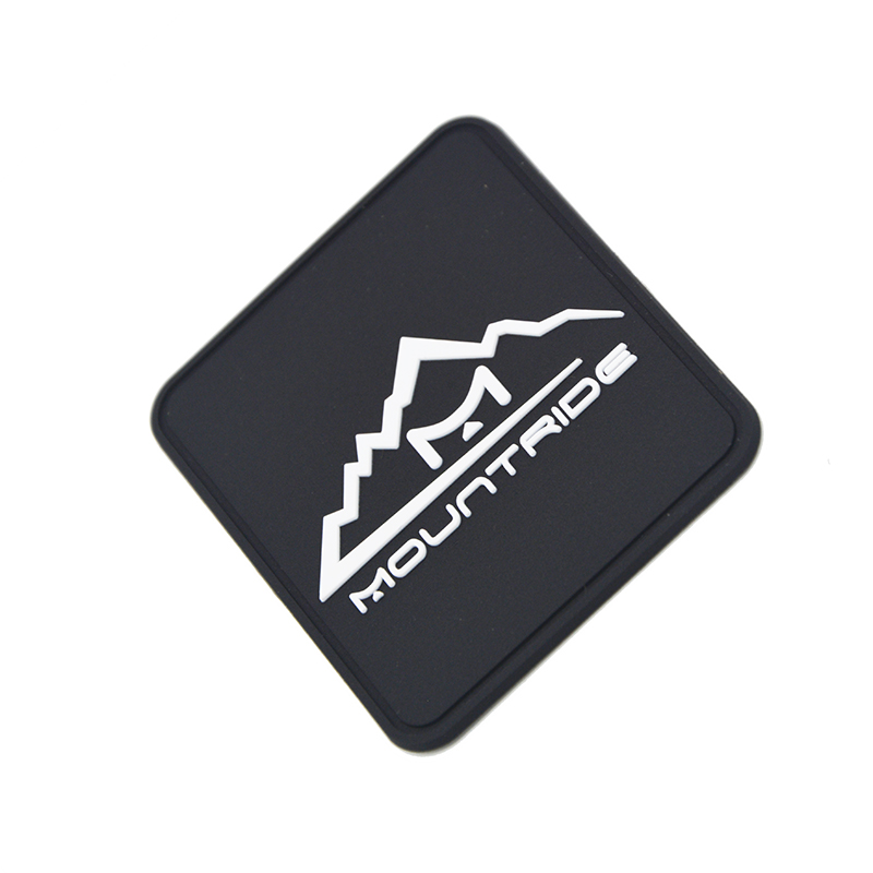 high end pvc rubber badge for outwear