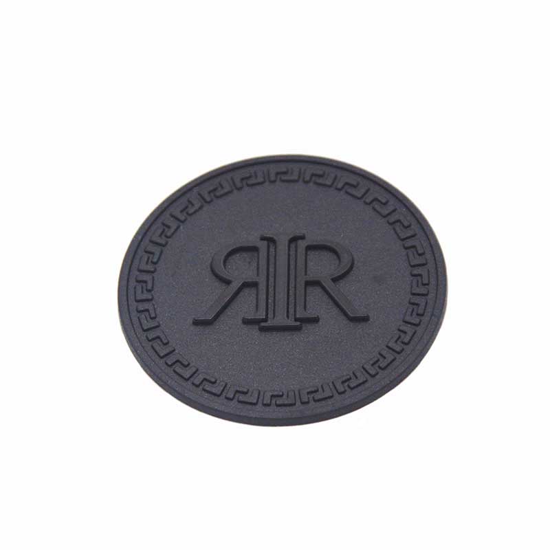 logo embossed plastic tpu rubber label