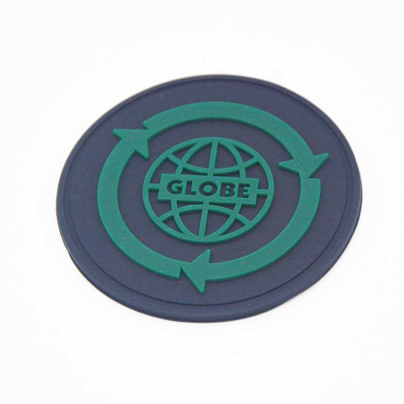 brand silicone backpack badge