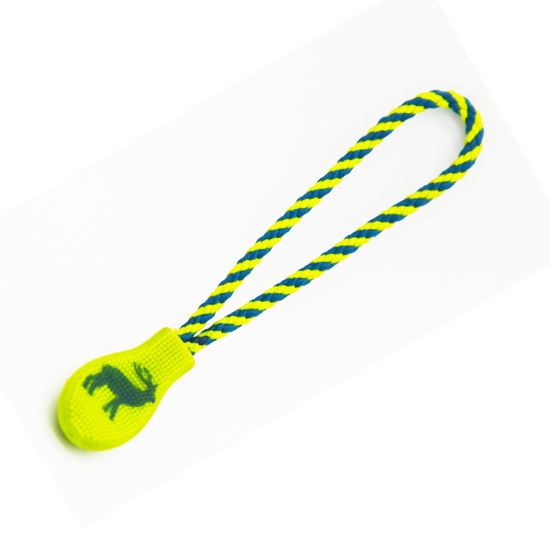 brand printed logo string  zip puller