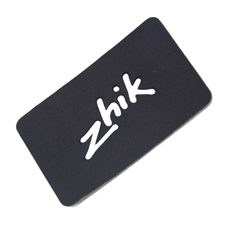 pressed printing pu leather labels