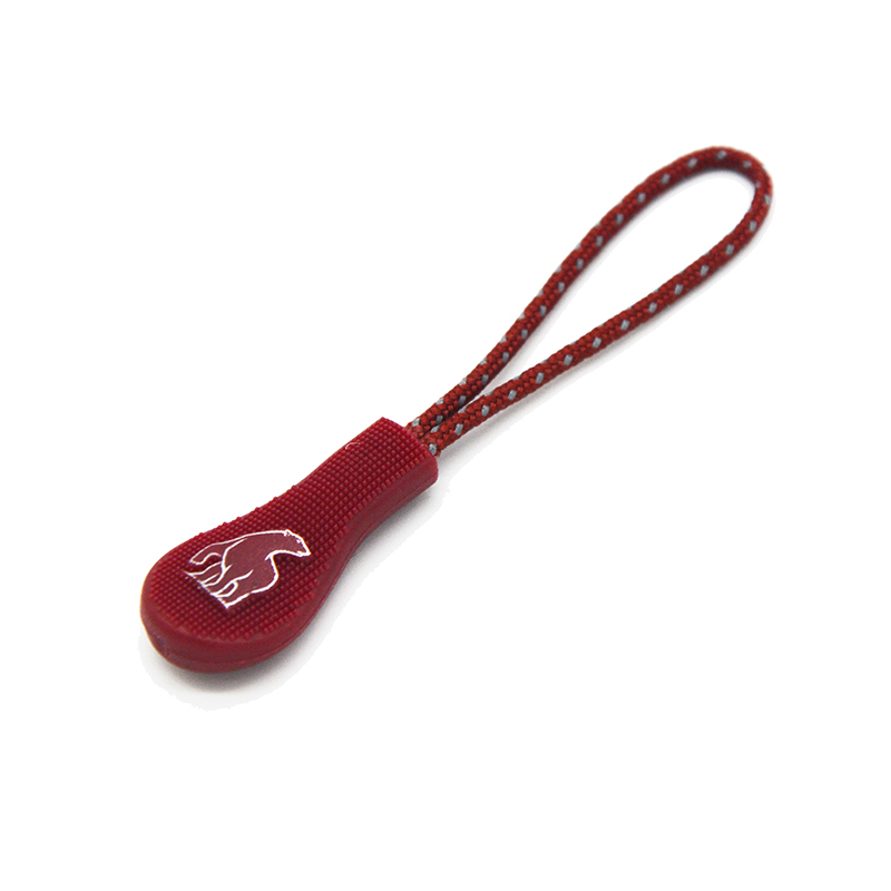 string rubber tpu pull tab with printing logo