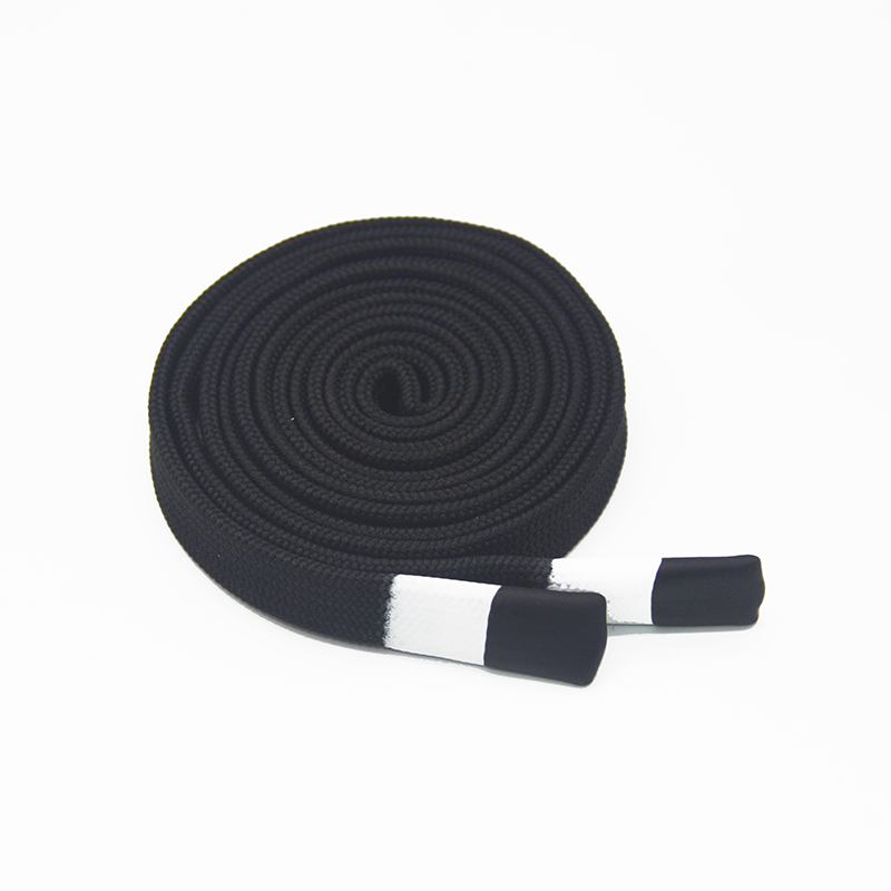 flat polyester silicone end hoodie drawcord