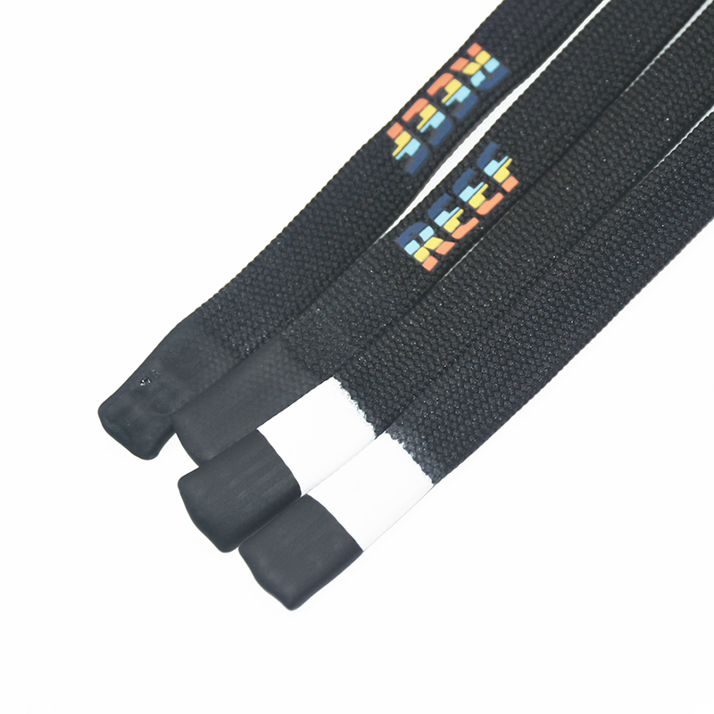 flat polyester silicone end hoodie drawcord