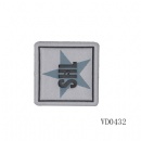 reflective material pressed badge