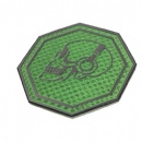 pressed 3D effect rubber badges