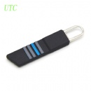 jacket metal zipper puller with printed logo