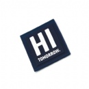 hoodie rubber silicone patch for backpack