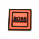 silicone velcro label patch