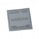 solid silicone rubber labels