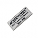 backpack pvc rubber badge label